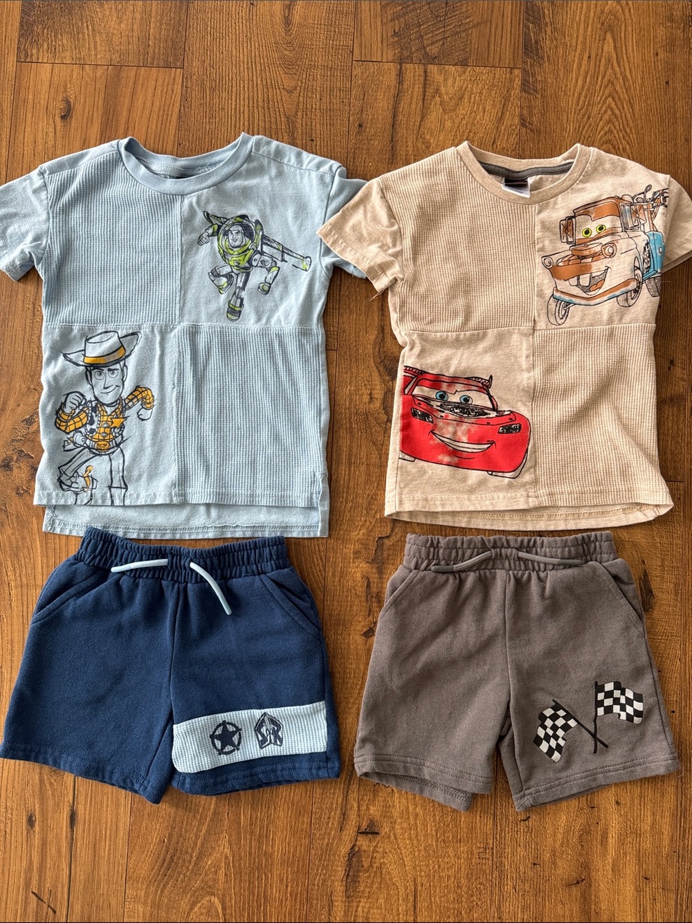 Disney toddler boy sets, Toy Story, Cars, size 4T